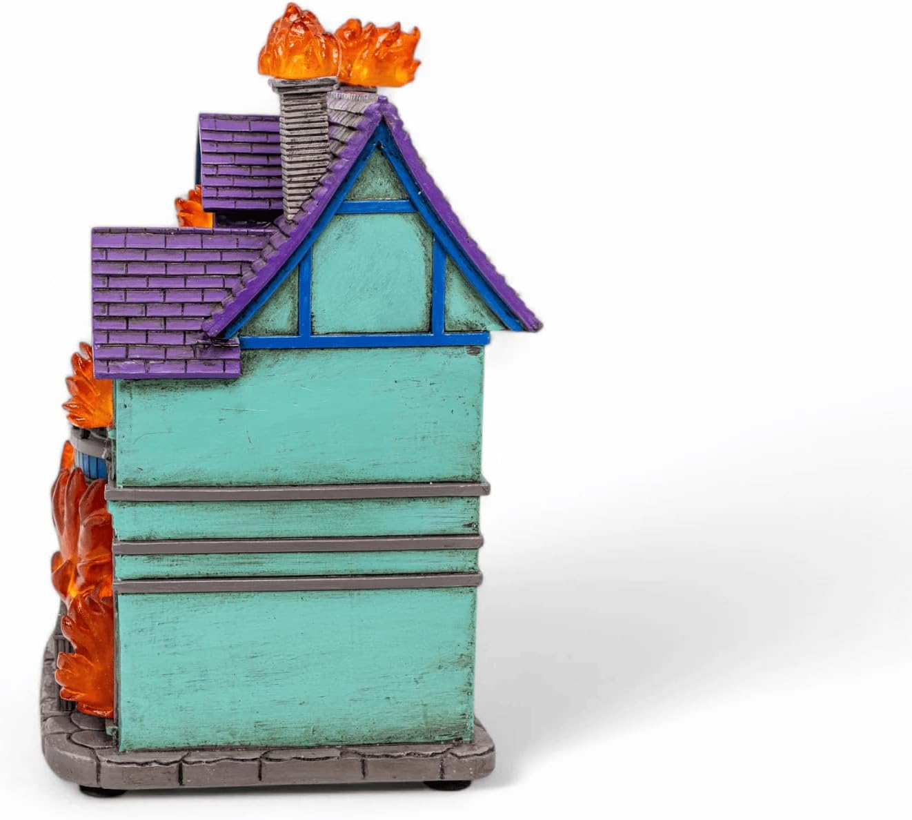 Fire Demon Frenzy Animated Halloween Village Multi Color LED Lights and Sound