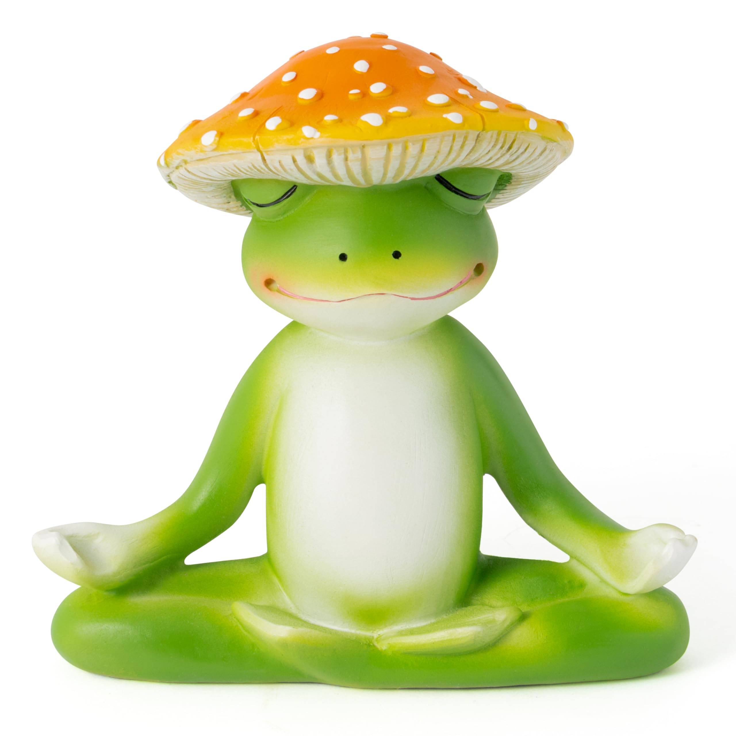 Meditation Turtle Resin Statue - Yoga Meditation Turtle Statue for Desk Living Room Resin Figurine for Home Patio Office Decoration Cute Plant Statues for Tabletop Garden Backyard Decor