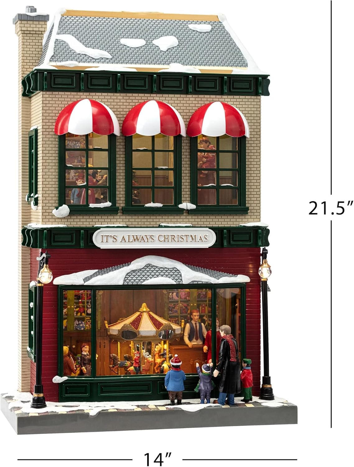 Mr. Christmas 21.5 in. Animated & Musical Vintage Department Store