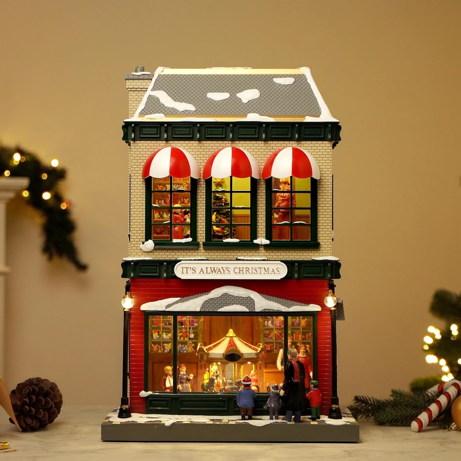Mr. Christmas 21.5 in. Animated & Musical Vintage Department Store